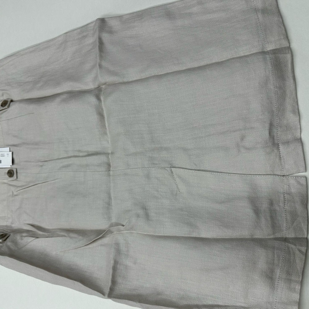NW T J.crew linen pencil skirt 4 0